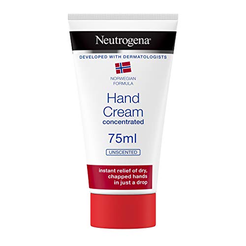 Neutrogena Norwegian Formula Hand Cream Concentrated Unscented 75 ml Immediate and Lasting Relief, 300 Applications