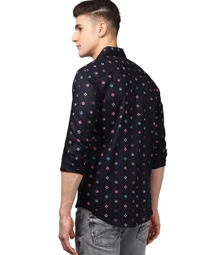 Image of Fashionable Trybuy Premium Printed Cotton Casual Shirt for Men