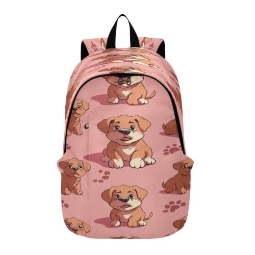 Sac à dos randonnée extérieure chiots patte rose idéal voyage et plein air