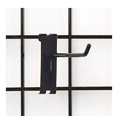 Nahanco GWH4B 4 Inch Black Gridwall Peg Hooks thumb #1