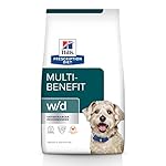 Hill's Prescription Diet w/d Multi-Benefit Digestive/Weight/Glucose/Urinary Management Chicken Flavor Dry Dog Food, Veterinary Diet, 27.5 lb. Bag