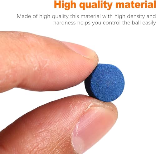 JBB 25 Pieces Pool Cue Tips Precision 9mm Billiard Stick Tips for Enhanced Play, Performance Cue Stick Tips for Pool & Snooker