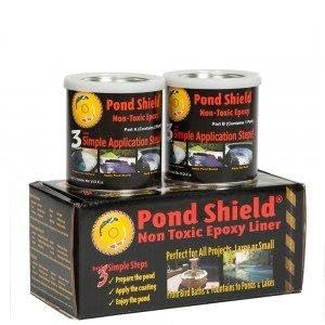 Pond Armor SKU-BLACK-3GA Non-Toxic Pond Shield Epoxy Paint, 3-Quart, Black