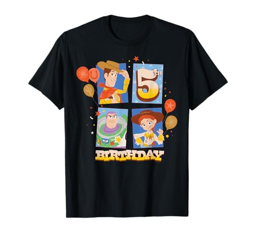 Image of Disney and Pixar's Toy Story 5th Birthday Fifth B-Day Party T-Shirt