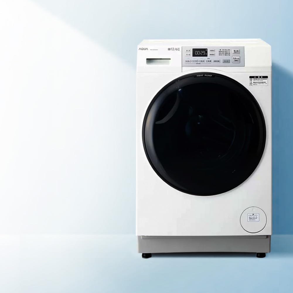 Amazon.co.jp: AQUA ドラム式洗濯乾燥機 まっ直ぐドラム 洗濯12kg 乾燥