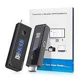 Moman HDMI Inalámbrico Decodificación 4K Salida 1080P HDMI Wireless Transmisor y Receptor con 196FT Sem Fio Extensor para Transmitir Vídeo y Audio en PC/Portátil a Monitor/TV Box/Proyector