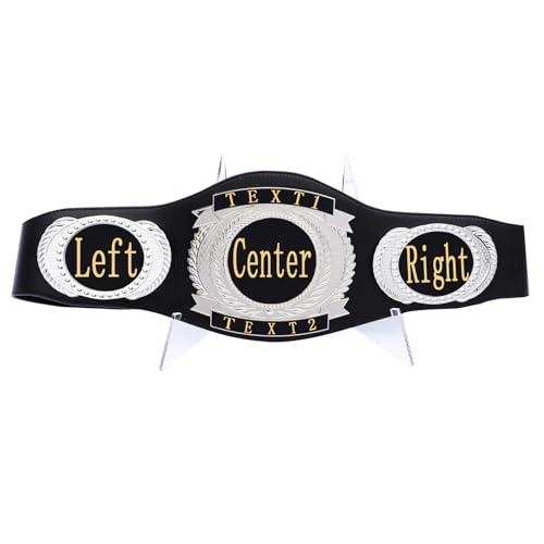 Custom Championship Belt Adult, Real Leather Wrestling Golf Boxing Baseball Hockey Football Basketball Champion Belt