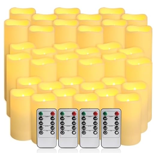 Wfmolcand 36-Pack Flickering Candles