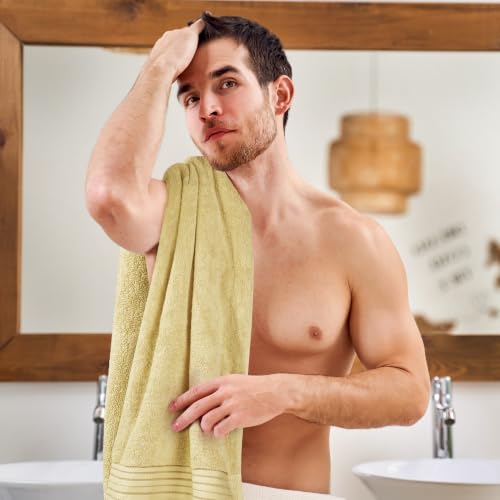 Image of Utopia Towels Luxurious Bath Towels Set, 27x54 in, 4 Pack, Soft, Beige
