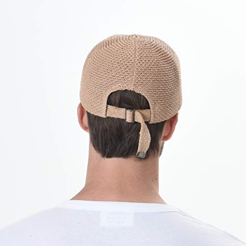 Withmoons Baseball Cap Summer Paperstraw Mesh For Men Women Kr1960 (Beige) #TOP3