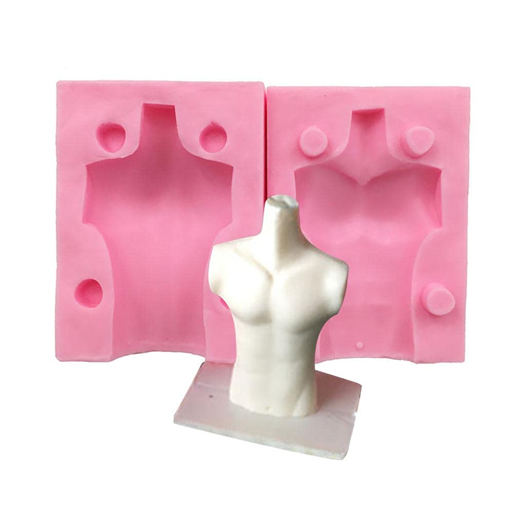4 Stampi In Silicone 3D Per Corpo Umano Maschile E Femminile, Per Fondente, Cioccolato, Argilla, Gesso. Dimensioni Circa 20 Cm. Stampo Per Dolci E Hobbistica.