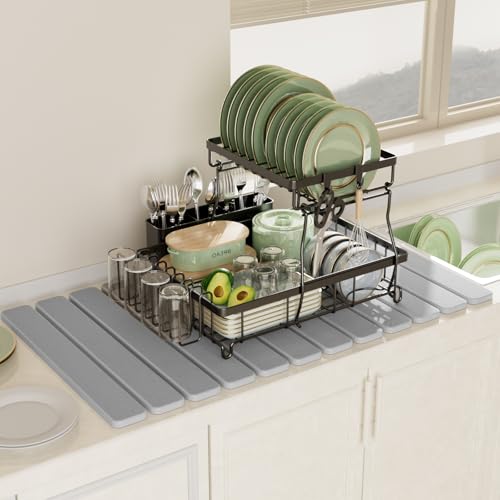 Large Stone Bath Mat 31.5 x 19.7in, Diatomaceous Earth Mat for Bathroom by Summer&Kiss - Used condition - Image 6