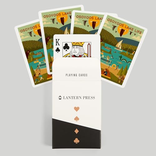 Baraja Póker Canada Osoyoos Lake Life Geométrica 52 cartas miniatura 6