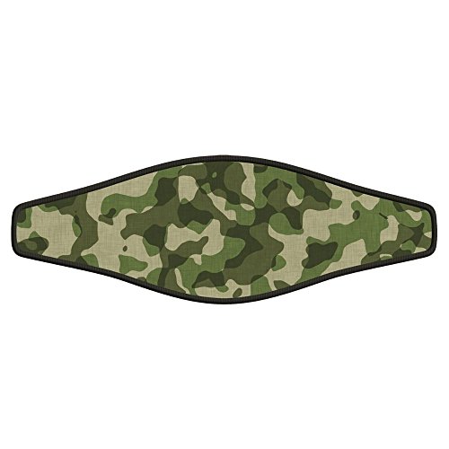 Innovative Scuba Concepts Scuba Diving Mask Strap Wrapper Green Camo Blank