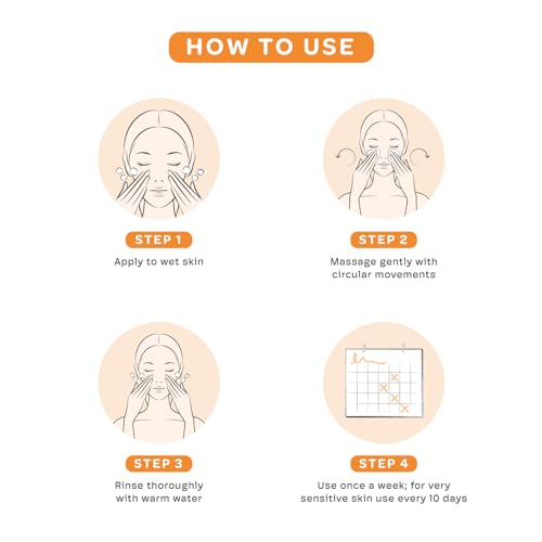 by Amazon Apricot face scrub, 2x100ml - Image 5