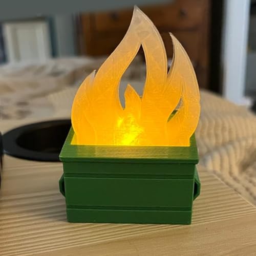 It's Fine I'm Fine Dumpster Fire Funny Christmas Ornament, Dumpster On...