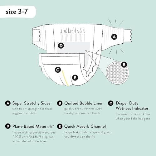 image for The Honest Company Clean Conscious Diapers for Sensitive Skin | Hypoal
