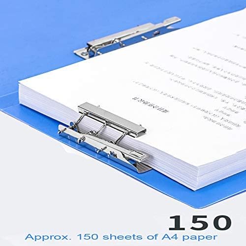 Miniatura 3 de Carpeta de archivos de documentos de dos clips para carpeta de papel A4, paquete de 6, organizador de escritorio, materiales plásticos de