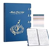 Raccoglitore musicale, formato A4, portadocumenti per la conservazione, per concerti, presentazioni, ufficio, scuola, coro, viaggi, sale riunioni