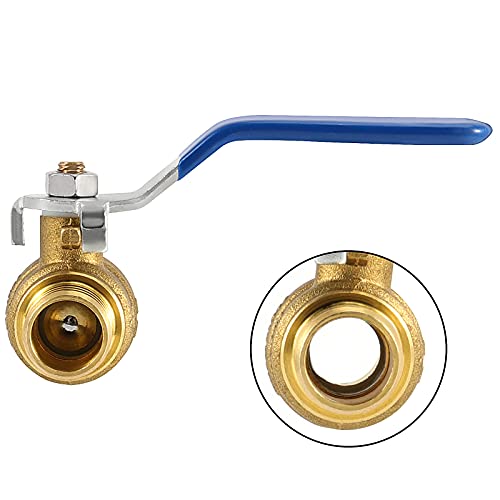ZOENHOU 4 PCS 3/4 Pex Valve Brass Water Shut Off Switch with Handle, Pex Fittings, Mini 2 Way Brass Ball Valve for Water… - Image 5