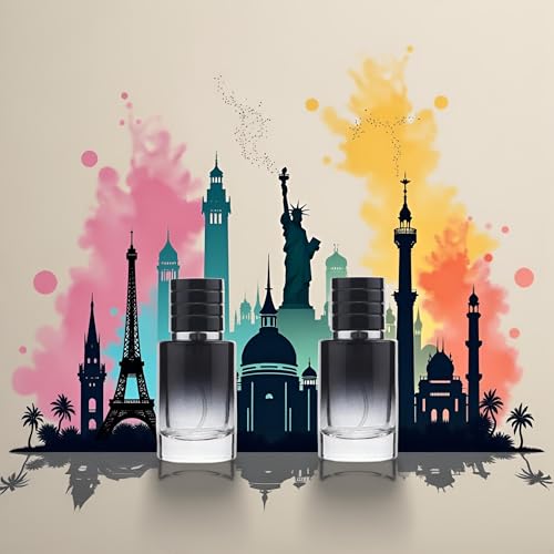 Image of 2 Pcs Black 30ml Perfume Atomizer Portable High-Grade Glass Spray Refillable Small Bottle Travel Cosmetics Outdoor Dispensing Mini Spray Bottle,Refillable Containers, Spray Bottles