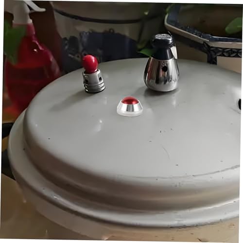 2 piezas de repuesto para olla a presión: válvula de seguridad y mango de liberación de vapor, válvula jigger de aluminio miniatura 4