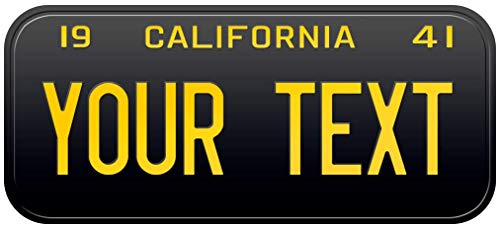 1941 California Old Vintage Retro Us Usa License Plate Number Plate Embossed Alu #TOP5