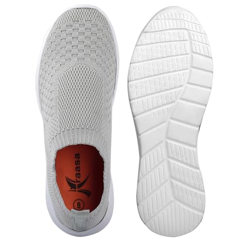 Image of Kraasa Men's Slip on Walking Shoes Ultra Light Breathable Non Slip Running Shoes Casual Fashion Sneakers Mesh Workout Sports