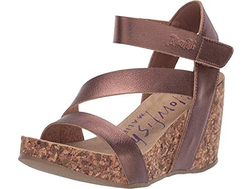Blowfish Malibuwomens Hapuku Wedge Sandal Amber Dyecut