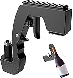 💕 [Leicht zu reinigen] Dieses Champagner-Spritzgerät ist kompatibel mit Wein-Champagner- / Wein- / Bierflaschen, die sich sehr gut für den täglichen Gebrauch eignen.Sie können den Korken in wenigen Sekunden entfernen. Einfach mit einem Küchentuch abwischen!