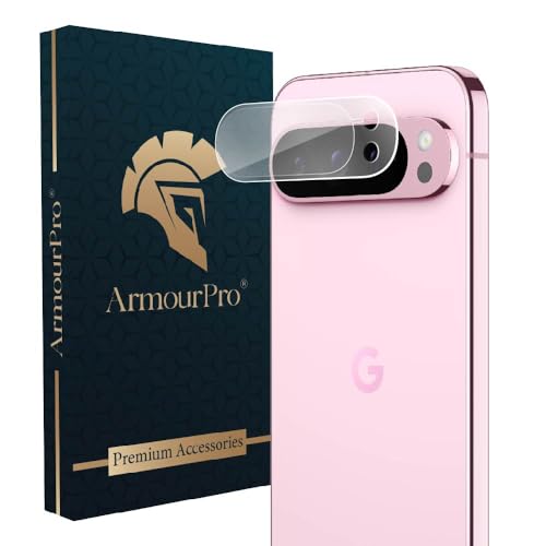Image of ArmourPro Premium Camera Lens Tempered Glass Protection for Google Pixel 9 Pro XL (6.8 Inches) With Edge To Edge Full Camera Lens Coverage | Transparent, Pack of 1