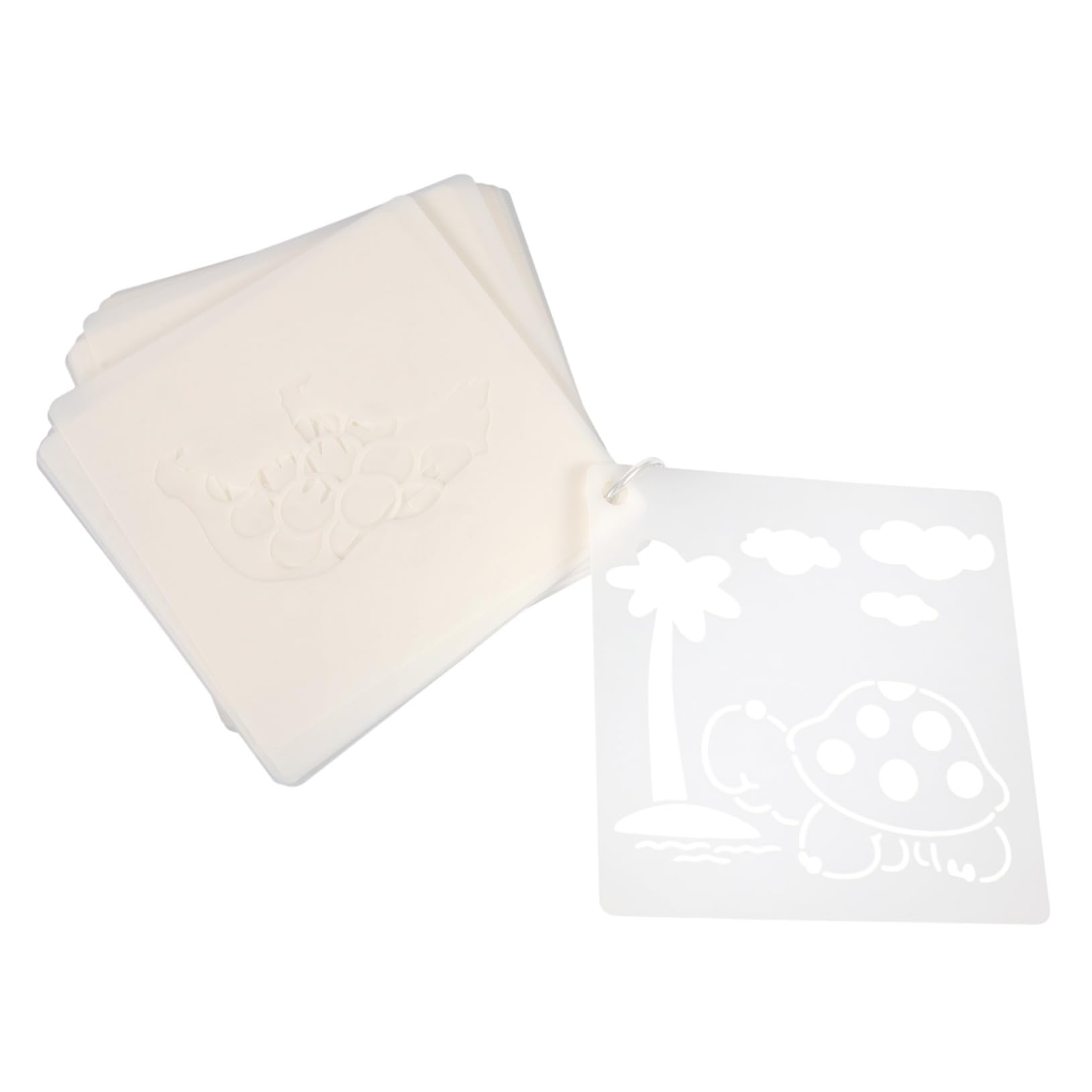 Operitacx 300pièces Pochoirs Animaux Et Plantes Pour Peinture Et Diy Templates Réutilisables Pour Artisanat Et Scrapbooking