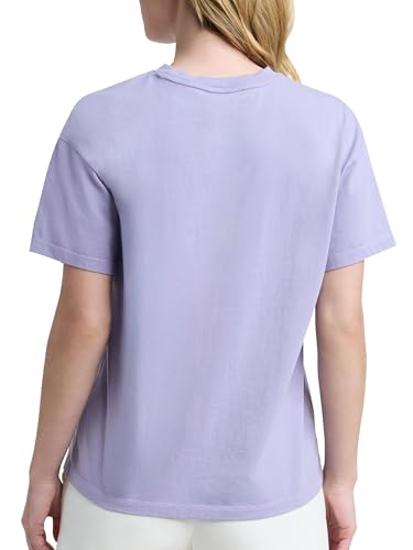Image of Champion Women's Classic Short Sleeve Graphic T-Shirt, Loose Fit, Script Logo