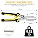 Heavy Duty Scissors Industrial, Tin Snips Heavy Duty,8 Inch Metal Shears,Multi-Purpose Cutter with Comfort Grips,Metal Snips of Cable Wires,Thin Iron,Cardboard