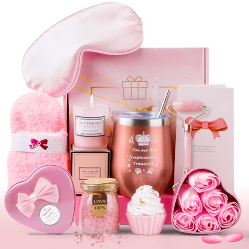 VIBINHO Coffret Cadeau Femme avec Bougie Parfumée & Soins...