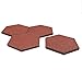 RevTime 20 pcs Hexagon Rubber Pavers 10-1/2