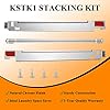 KSTK1 27-inch Washer Dryer Stacking Kit Replacement for LG Laundry Washer and Dryer - Solid Metal with Chrome Coated