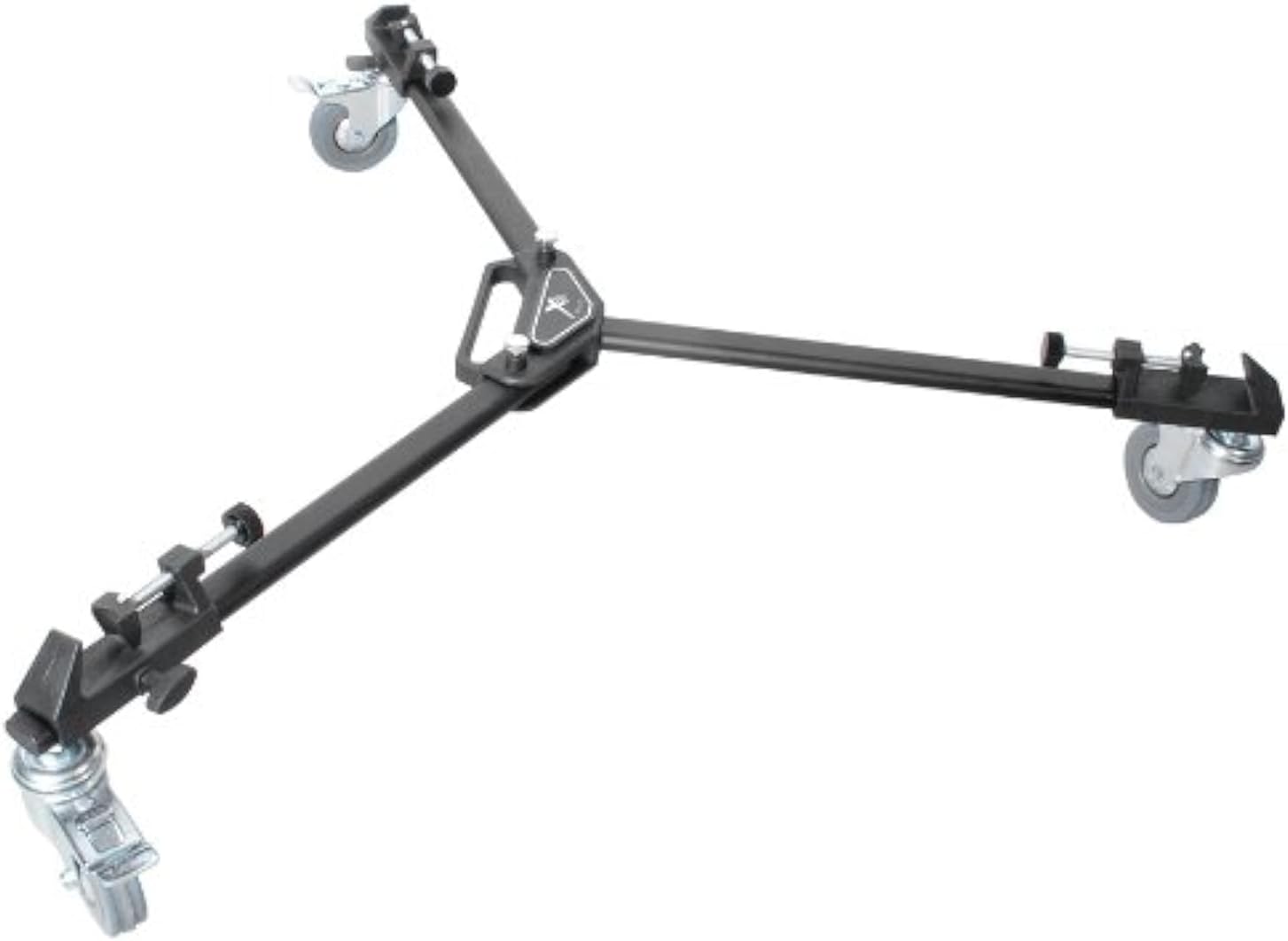 Xit XTDLT Elite Series Professional Universal Tripod Dolly with One Step Easy Lock and Locking Wheels (Black)