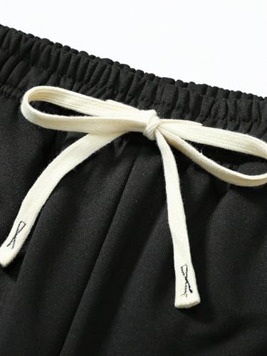 SOLY HUX Men's Drawstring Sweatpants Elastic Waist Baggy Straight Leg Casual Track Pants with Pockets3