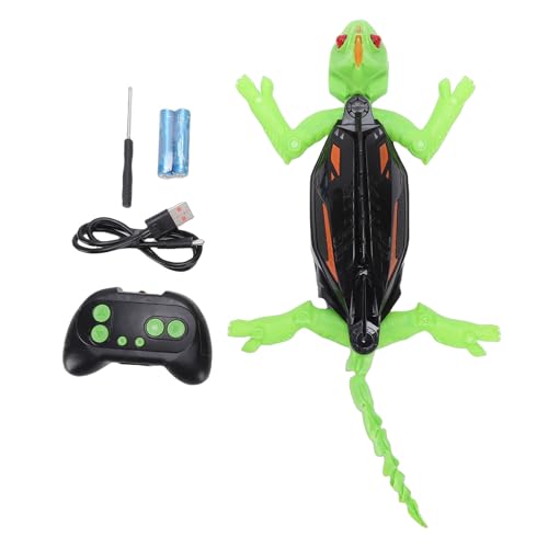 Yoidesu Wall Climbing Lizard, Wall Crawler Robot Gecko Remote Control,Floor Ceiling Crawling Rc Car Toy,Birthday Gifts for 3 4 5 6 7 8 9 10 Year Old Boys Girls Teens (Green)