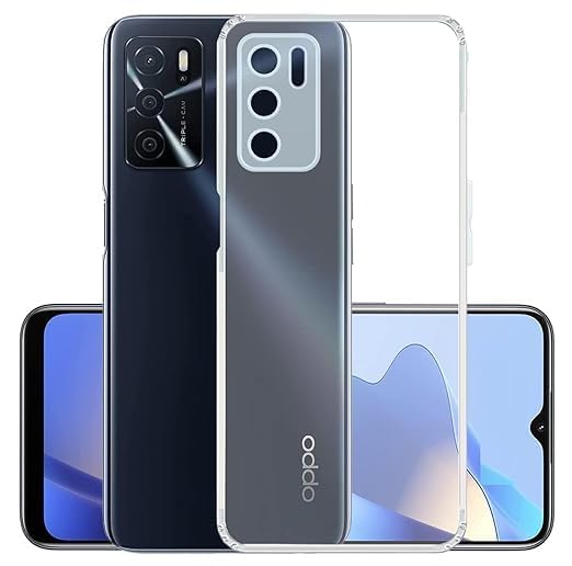 Image of Soft Flexible Silicone Back Cover Compatible with Oppo Reno 6 Pro 5G / Reno6 Pro 5G, Transparent Case