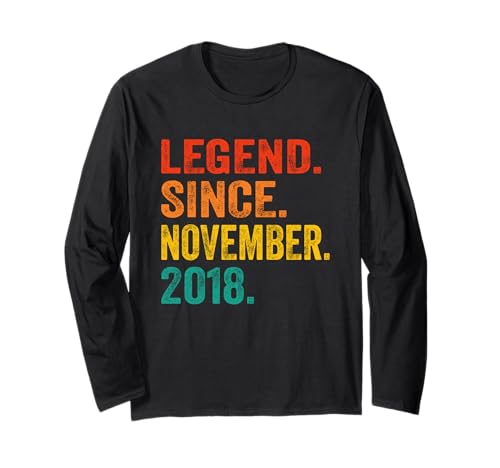 Legend Since November 2018 8th Birthday Retro 8 Years Old ����T�V���c