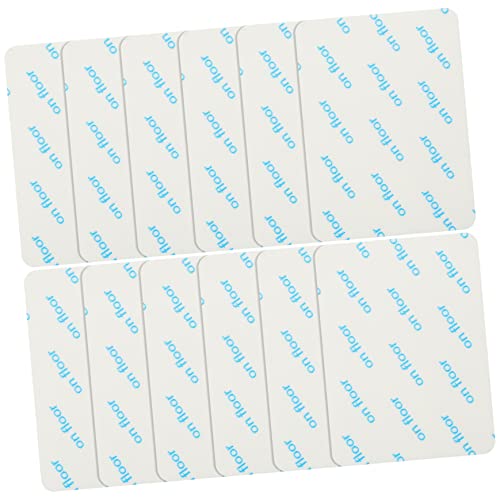 MUSISALY 12 Peças Adesivos Antiderrapantes De Carpete Reutilizáveis ​​Almofada De Carpete Adesivos A