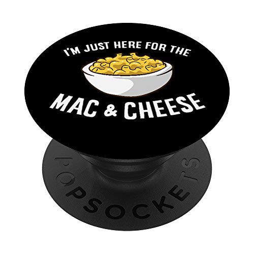 Je suis juste là pour le macaroni au fromage Mac And Cheese PopSockets PopGrip Interchangeable
