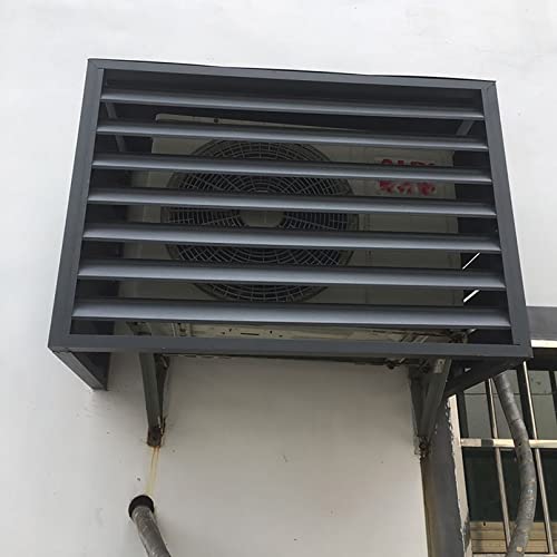 Copertura per unità Esterna di condizionamento dell'Aria, Schermo in Alluminio per Recinzione del condizionatore e Protezione per Pompa di Calore, Mini Split, Versatile espositore