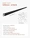 VEVOR 4PCS 47.2 in (1200mm) T Slot 2020 Aluminum Extrusion Profile, European Standard Anodized Linear Rail, High-Strength Extruded Aluminum Rail for 3D Printer, CNC Machine DIY, Laser Engraving, Black