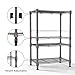 M MZG 450 lbs Steel Storage Shelving 3-Tier Utility Shelving Unit Steel Organizer Wire Rack for Home,Kitchen,Office (11.8