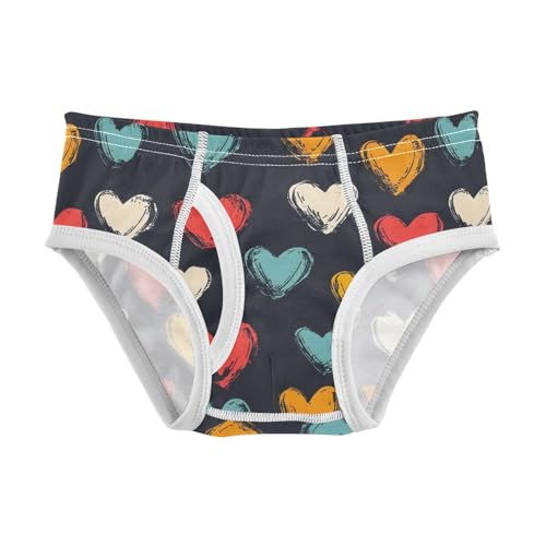 Colorful Heart Valentine Toddler Boy's Underwear 2T 202c0096