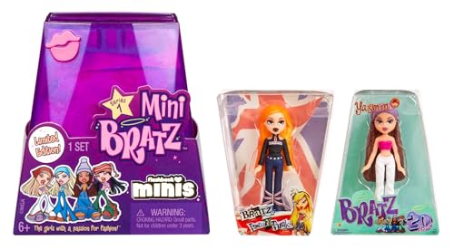 Bratz Minis - 2 Bratz Minis en cada pack, nostalgia Y2K miniatura 4
