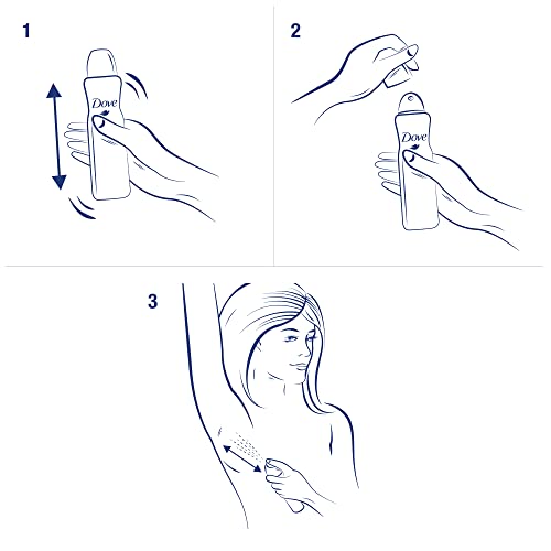 Dove Deo Spray Original Anti-Transpirant für 48 Stunden Schutz 0% Alkohol 150 ml 1 Stück - Image 5